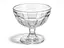 Набір креманок скляних Red Cherry рельєфні грані 200 мл 6 шт IC06 - мініатюра 3