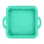 Форма квадратная силиконовая для выпечки кексов, тортов, пирогов и пирожных 18х18 см, A-plus Зеленый 85742 - миниатюра 8