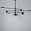Сучасна чорна LED люстра FLEA з ріжками, що регулюються по осі Line.F DE 31/8 BK - мініатюра 15