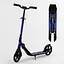 Самокат Best Scooter 60х13х100 см Чорно-блакитний 000231430 - мініатюра 2