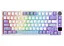 Клавиатура игровая механическая беспроводная Ajazz AK-820WP PRO White-Purple RGB Gift Switch Hot-Swap 2.4G/Bluetooth/USB - миниатюра 1
