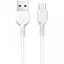 Кабель Hoco X20 USB to Type-C 3A 1 м PVC TPE connectors білий - мініатюра 1