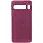 Чохол Silicone Cover Lakshmi Full Camera (AAA) with Logo для Google Pixel 8 Pro Бордовий / Plum - мініатюра 1