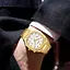 Наручний годинник чоловічий 8459 Gold-White Curren acs0031415 - мініатюра 3