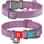 Нашийник для собак Waudog Re-cotton з відновленої бавовни з QR паспортом, світловідбивний, пластиковий фастекс, XL, Ш 25 мм, Дов 35-58 см (4823089326276) - мініатюра 1