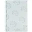Блокнот Axent Flower Sym 4 на спіралі А5 в клітинку 80 аркушів (8033-8-A) - мініатюра 1