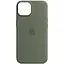 Чехол Epik Silicone case AAA with Magsafe and Animation для Apple iPhone 14, 6.1 Зеленый/Olive - миниатюра 2