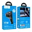Автомобільний зарядний пристрій Hoco Z61 Correct three-port cigarette lighter car charger Чорний - мініатюра 2
