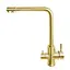 Смеситель для кухни с подключением к фильтру золотой "Frosh" Nett FG-33 Золотой - миниатюра 4