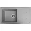 Гранітна кухонна мийка Romzha Trei 78 Seda (602) з крилом - мініатюра 1