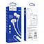 Провідні вакуумні навушники Hoco M86 Oceanic universal earphones with mic, 3.5mm, 1.2m, white - мініатюра 2