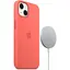Оригинальный силиконовый чехол Apple Silicone Case MagSafe для iPhone 13 Pink Pomelo MM253ZE/A - миниатюра 1