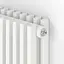 Радіатор дизайнерський Ideale Giulia 12 12/1800/336 білий, Білий - мініатюра 2
