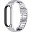 Ремінець MiJobs для фітнес-браслета Xiaomi Mi Band 3 та 4 із застібкою сріблястий - мініатюра 1