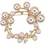 Брошь Венок жемчуг (494693304) - миниатюра 1