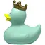Уточка FunnyDucks Тиффани в короне бирюзовая (1927) - миниатюра 3