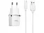 Зарядное устройство Hoco C12 набор с кабелем micro 2 USB-порты - миниатюра 5
