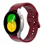 Ремешок для Samsung Galaxy Watch 5 Pro 45mm - темно-красный ширина крепления 20мм силикон Watchbands Color Angle (W29-6WB69551119) - миниатюра 2