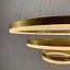 Светодиодная люстра Олимпия  PJ812G-3 40+60+80см (3 кольца) Золотистая - миниатюра 4