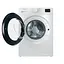 Пральна машина Indesit фронтальна, 7кг, 1200, A+++, 49.6см, дисплей, пара, інвертор, люк чорний, білий - мініатюра 3