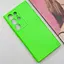 Чехол TPU Getman Liquid Silk Full Camera для Samsung Galaxy S24 Ultra Салатовый/Neon Green - миниатюра 3