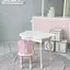 Детский стол Облачко с нишей и стульчиком Бабочка (Белый с розовым) - миниатюра 4