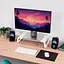 Подставка под монитор Trust Monta Glass Monitor St and White - миниатюра 9