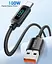 Кабель ESSAGER Enjoy LED Digital Display USB Charging Cable 7 A USB A to Type C 1 м Black (EXCT-XA01-P) - мініатюра 2
