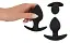 Набір анальних пробок Black Velvets Anal Trainer Set 3 шт. (чорний) - мініатюра 5