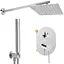 Душова система прихованого монтажу Rea Oval + Box хром REA-P8415, Хром - мініатюра 1