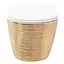 Подвесной унитаз Rea Carlo Flat brush gold REA-C6942, Золотой - миниатюра 2