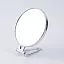Дзеркало косметичне Salon Professional настільне 6 дюймів для щоденного макіяжу сріблясте - мініатюра 3
