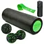 Набір для масажу та йоги PowerPlay PP_4095 EPP (Ролик 45*15 + 2-ва мячі) Green + гумка 5.5 кг (PP_4095_Green) - мініатюра 1