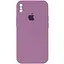 Чехол Epik Silicone Case Square Full Camera Protective AA для Apple iPhone X/XS 5.8 Лиловый/Lilac Pride - миниатюра 1