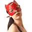 Маска кошечки Art of Sex - Cat Mask, Красный - миниатюра 4