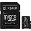 microSDXC (UHS-1) Kingston Canvas Select Plus 256Gb class 10 А1 (R-100MB/s) (adapter SD) - мініатюра 1