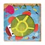 Деревяний пазл-вкладиш Черепаха 73260-12, 16 деталей - мініатюра 1