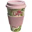 Стакан to go Becher Flamingo з бамбукового волокна 9х15см/350 мл - миниатюра 1