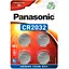 Батарейка Panasonic CR 2032 Lithium * 4 (CR-2032EL/4B) - мініатюра 1