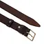 Ремень женский кожаный JK-3063 темно-коричневый с золотой пряжкой (115 см) - миниатюра 4