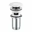 Донний клапан Omnires click-clack matt white A706BM, Білий матовий - мініатюра 1