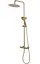 Душовя система Rea Vincent з термостотом brushed gold REA-P6602, Золотий - мініатюра 4