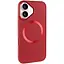 Чохол Epik TPU Bonbon Metal Style with MagSafe для Apple iPhone 16, 6.1 Червоний/Red - мініатюра 1