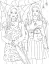 Розмальовка #Girls#Fashion#Party - мініатюра 4