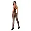 Бодистокинг Passion BS065 комбинезон крупная сетка S/M/L black - миниатюра 4