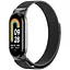 Ремінець для фітнес-браслета Boorui для Xiaomi Mi Band 8 і 9 міланська петля чорний - мініатюра 1