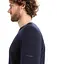 Термокофта Icebreaker 200 Oasis LS Crewe Ski Stripes Men L Midnight (1052-IB0 A56 HU401 L) - миниатюра 5