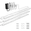 Bonlux Dimmable LED Панель на кухню 12V DC Холодний білий 6000K LED Rigid Strip Bar Light для підключення під кухонною шафою - мініатюра 1