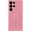 Чехол Lakshmi Silicone Cover Full Camera (AA) with MagFit для Samsung Galaxy S23 Ultra Розовый/Light pink - миниатюра 1