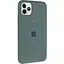 Чохол Epik Silicone Case Full Protective AA with MagSafe для Apple iPhone 11 Pro Max 6.5 Зелений/Pine green - мініатюра 1